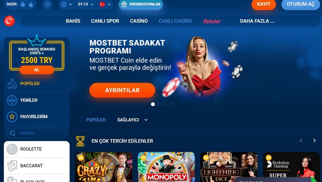 Promoções e Benefícios da Mostbet PT
