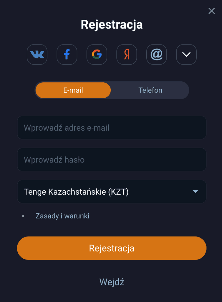 Strona Vox Casino